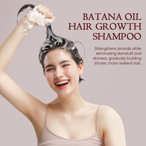 Shampooing anti-chute de cheveux Formule à l'huile de Batana Réduit la casse Renforce les follicules pileux <span class=keywords><strong>Hydrate</strong></span> <span class=keywords><strong>le</strong></span> <span class=keywords><strong>cuir</strong></span> <span class=keywords><strong>chevelu</strong></span> Favorise la croissance - Product Image 3