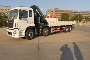 Dongfeng 8x4 grúa móvil plegable grúa montada en camión con 20Ton 25Ton 30Ton capacidad de elevación para la venta - Product Image 4