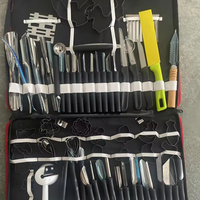 80 pièces sac en tissu portable coupe-cuisine outils de bricolage trancheuse spirale en métal moule à gâteau pour fruits et légumes opération manuelle