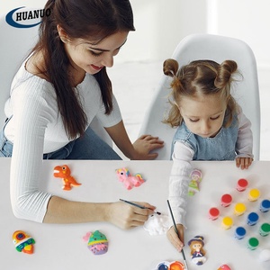 Kit de peinture dinosaure à colorier, interaction créative, jouet éducatif pour enfants, <span class=keywords><strong>plâtre</strong></span> peint, <span class=keywords><strong>dessin</strong></span>, cadeau pour enfants - Product Image 1