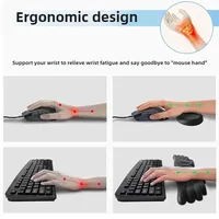 Repose-poignets pour clavier et souris, ensemble de tapis de souris en mousse à mémoire de forme en forme d'aile d'ange, support ergonomique antidérapant pour ordinateur portable, saisie facile