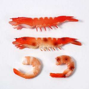 Aimants Réalistes en Forme de Crevettes Simulées, Jouets Farces et Attrapes en Forme de Fruits de Mer, Crevettes et Écrevisses pour Films et Hôtels - Product Image 3