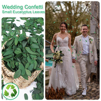 1 kg en vrac de feuilles d'eucalyptus bleu bébé/eucalyptus à feuilles étroites, 100 % naturelles, pour confettis de mariage et autres occasions