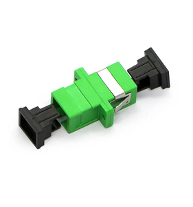 อะแดปเตอร์ไฟเบอร์ออปติกแบบ SCAPC ชนิด Single Mode Simplex พร้อมหน้าแปลน  ตัวเชื่อมต่อพลาสติกสีเขียว - Product Image 1