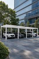 Pergola en aluminium à lames orientables, imperméable et motorisée, pour patio, restaurant, café, extérieur