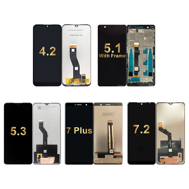 Mobile Phone Lcds Screen Replacement Display Touch Screen Digitizer Assembly for Nokia 3.4 5 5.1 Plus 5.3 7.2 7 Plus