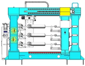 자동적인 CNC 탄소 섬유 필라멘트 털실 와인더 실린더 필라멘트 감기 기계