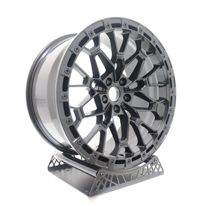 Rines de Aleación Forjados Personalizados para Todoterreno 827M Negro Mate con Beadlock de 17 18 20 22 Pulgadas para <span class=keywords><strong>Jeep</strong></span> Wrangler Ford F150 <span class=keywords><strong>Toyota</strong></span> <span class=keywords><strong>Prado</strong></span> G63 - Product Image 2