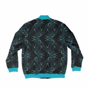 2023-24เสื้อแจ็กเก็ตนักบอมเบอร์ผ้าซาตินดีไซน์ตามสั่งปักลายแบบพรีเมียมตัวอักษรยาวสำหรับผู้ชายขายดี! - Product Image 4