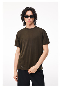 เสื้อยืดแขนสั้นคุณภาพสูง โลโก้สั่งทำพิเศษ ผลิตจากผ้าขนแกะเมอริโนแท้ 100% ระบายอากาศได้ดี ซักเครื่องได้ เหมาะสำหรับเล่นกีฬาและกิจกรรมกลางแจ้ง สำหรับผู้ชายและผู้หญิง - Product Image 4