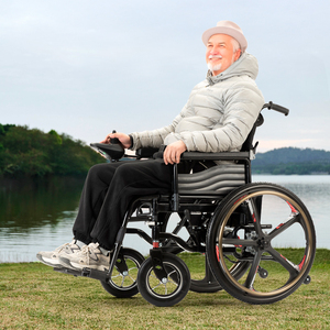 Silla de ruedas eléctrica plegable para transporte de discapacitados - Product Image 4