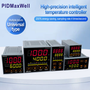 Contrôleur PID universel MAU90 100~240 Vca, <span class=keywords><strong>thermostat</strong></span>, alimentation auxiliaire 24 V, OEM ODM, ABS, IP65, RS485, 3 ans de garantie - Product Image 1