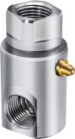 Super Enrouleur de Tuyau de Nettoyage Haute Pression Pivotant, Raccord Rotatif en Acier Inoxydable 90 Degrés Femelle-Femelle 1/2''
