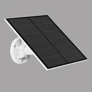 Fuente de alimentación del panel solar de 6W 5W 3W para la cámara impermeable IP65 de la seguridad de la batería recargable