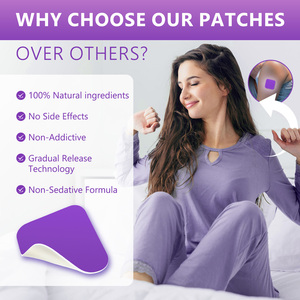 ELAIMEI 30 buah Patch tidur Melatonin meningkatkan kualitas tidur Label pribadi mempromosikan bantuan <span class=keywords><strong>Insomnia</strong></span> stiker tidur Melatonin - Product Image 3