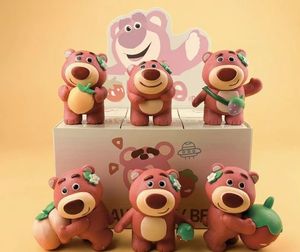 Niedliche PVC 1/60 Maßstab Mini Charakter Cartoon Bär Erdbeer Kuchen Blind <span class=keywords><strong>Box</strong></span> Sammler Modell Spielzeug Kuchen Dekoration Mystery Action - Product Image 5