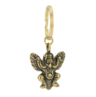 Pendentif porte-clés Vajra, ornement de voiture paisible, accessoire en laiton, pièce décorative