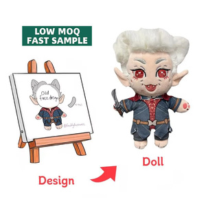 Fabricante Personaliza Tu Diseño de Peluche, Bajo MOQ, Muñeco de Peluche Kpop de Algodón de 10cm y 20cm, Juguetes de Peluche Personalizados - Product Image 1