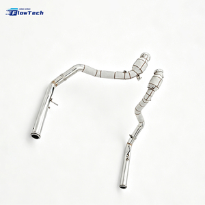 Downpipe de performance de haute qualité pour Mercedes Benz G500 W464 G550 M176 4.0T V8 en acier inoxydable 304, fixation directe par boulons - Product Image 2