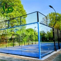 Canchas de Tenis de Acero y Vidrio Templado, Removibles, Duraderas e Impermeables, de Fácil Instalación, Diseño Nuevo, Fabricación OEM/ODM