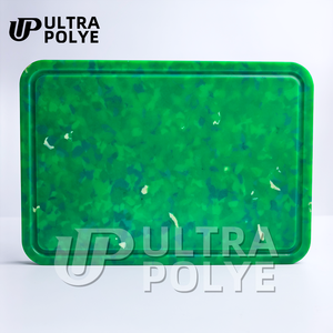 Thân thiện với môi trường tái chế HDPE Vật liệu cấp thực phẩm chuẩn bị bữa ăn nhựa màu xanh lá cây thớt cho cắt - Product Image 1