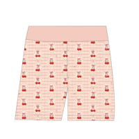 Shorts de sport personnalisés de haute qualité pour filles, enfants, bébés, pantalons à taille élastique, vêtements de cyclisme doux pour tous les jours
