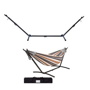 Cadre en acier dur de style <span class=keywords><strong>brésilien</strong></span> de haute qualité économise de l'espace, hamacs universels intérieurs et extérieurs avec support - Product Image 5