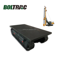 Chenilles en acier personnalisées pour grue sur chenilles et machine de forage 8-20 tonnes