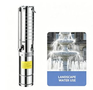 <span class=keywords><strong>Pompe</strong></span> solaire FLD 4 pouces 0,75 kW avec moteur 100 % fil de cuivre, pour l'irrigation paysagère, débit 10 m³/h, hauteur de refoulement 32 m, protection automatique contre la pénurie d'eau - Product Image 1