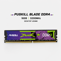 PUSKILL Mémoire de bureau DDR4 UDIMM à large bande passante 8 Go 16 Go 32 Go 3200 MHz 3600 MHz Module RAM DDR4 pour mise à niveau de PC de jeu