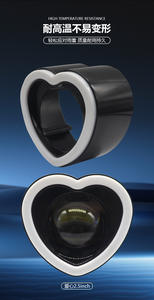 Cache-<span class=keywords><strong>projecteur</strong></span> 2,5 pouces Love RGB <span class=keywords><strong>LED</strong></span> Angel Eye, cache décoratif pour phare HID, lentille de <span class=keywords><strong>projecteur</strong></span> <span class=keywords><strong>LED</strong></span>, accessoire d'éclairage automobile - Product Image 5