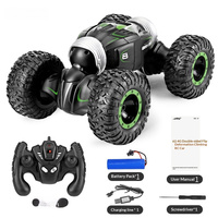 Voiture RC tout-terrain transformable 4x4 à double face, avec fonctions de retournement et de torsion, pour la montée et les obstacles, télécommandée, échelle 1:16