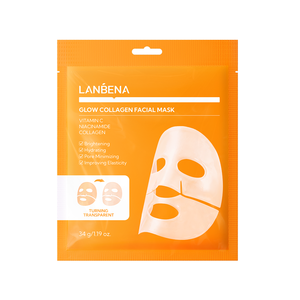 <span class=keywords><strong>LANBENA</strong></span>-<span class=keywords><strong>Mascarilla</strong></span> facial de colágeno para blanquear la piel, máscara facial antienvejecimiento, soporte Oem - Product Image 1