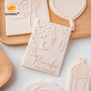 Ramadan Star Embosser Timbre <span class=keywords><strong>Eid</strong></span> Mubarak Fondant Décoration Biscuit Moule Outil En Plastique Cookie Cutter - Product Image 5