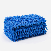 Esun Home Fregona de chenilla de bolsillo de polvo de microfibra reutilizable lavable para limpieza de pisos con poste de aluminio