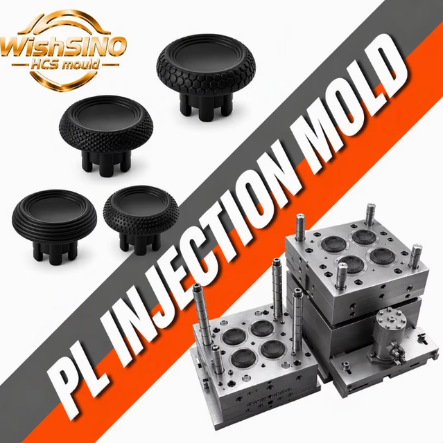 Custom Precision TPU Plastic Thumbstick Injection Molding Service +/-0.02mm-0.05mm Tolerance for OEM Game Controllers