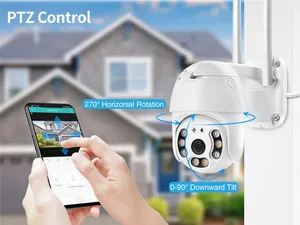 กล้องรักษาความปลอดภัย3MP Wi-Fi V380PRO พร้อมการตรวจจับการเคลื่อนไหวกลางแจ้งใช้ที่เก็บข้อมูล SD การ์ดรับประกัน1ปี - Product Image 3