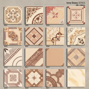 Carreaux de sol en céramique rectifiée mate imprimés à jet d'encre de qualité supérieure Vistaar, 5 mm, pour extérieur, 12x12, 300x300 mm - Product Image 3