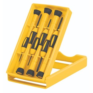 Set di Cacciaviti di Precisione Pretul J-DEJ-6, 6 Pezzi in Acciaio Inox, Cacciaviti Industriali Fai-da-Te in Acciaio Cromato PVC, Confezione OEM - Product Image 1