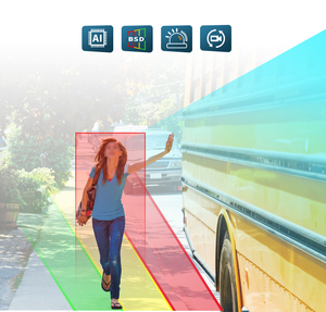 Hệ Thống Camera xe hơi không dây kỹ thuật số 2.4GHz với màn hình 10 inch thiết kế chống nước đa màn hình cho xe SUV và xe thương mại - Product Image 2