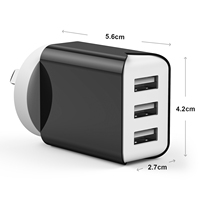 Vente en gros AU plug usb chargeur mural adaptateur qc 3.0 chargeur rapide 18w 20w usb c australie chargeur rapide pd