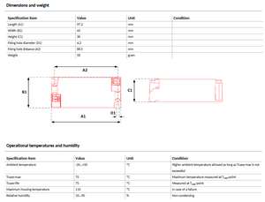 Driver LED à courant constant basse tension PHILIPS Xitanium 16W/m 0.35A 46V SC 230V, boîtier plastique pour projecteurs - Product Image 6