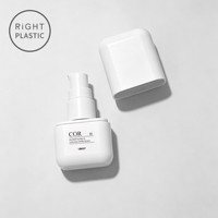 Flacon pulvérisateur de luxe carré en PETG RiGHT PLASTIC COR, flacon compte-gouttes pour sérum de soin de la peau, flacon de brume tonique ou de parfum 30-150ml