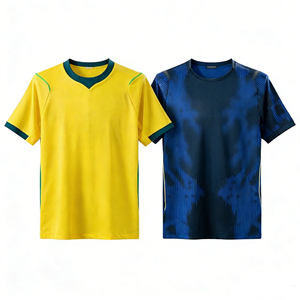 Maillots domicile et extérieur de l'équipe nationale du Brésil 2026, version joueur, logo personnalisé, maillot de football unisexe respirant - Product Image 1