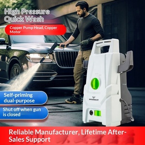 Nettoyeur haute pression électrique 220V 1400W, 100 bars, portable, pistolet à <span class=keywords><strong>eau</strong></span> pour le nettoyage de voitures et de maisons - Product Image 3