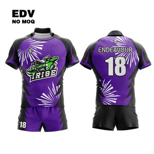 Uniforme de Rugby personalizado por sublimación de alta calidad, uniforme de Rugby de entrenamiento de contacto, resistente a las manchas, duradero para entrenamiento, uniforme de Rugby - Product Image 2