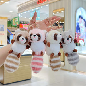 Llavero de Peluche de Mapache con Cola Larga, Diseño de Dibujos Animados, Suave, Duradero, con Forma 3D en Relieve - Product Image 2