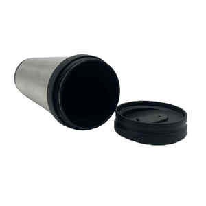 Mug de voyage isotherme en acier inoxydable à double paroi avec couvercle et poignée, grande capacité, anti-fuite, pour l'extérieur. - Product Image 4