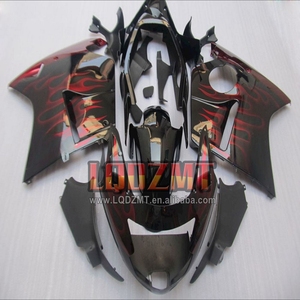 OEM Blackbird Pour HONDA <span class=keywords><strong>CBR</strong></span> <span class=keywords><strong>1100</strong></span> XX 1100XX 1996 1997 <span class=keywords><strong>1998</strong></span> 1999 00 flammes rouges 2001 118No.15 CBR1100XX 02 03 04 05 06 07 Carénage - Product Image 1