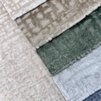 Tissu d'ameublement en velours de haute qualité pour canapé, tissu imperméable pour canapé, chaise de canapé moderne, 100% polyester tricoté